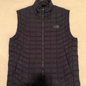 North Face Mens ThermoBall Vest Navy Medium
